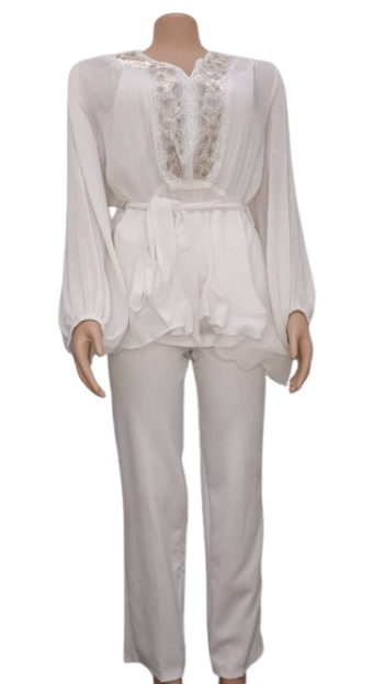 Relax White Trouser 2pcs Size 42