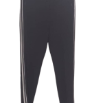 Kadelli Collection Black Trouser With White & Gray Stripes By Side Size 50