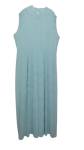 Oje Skyblue Sleeveless Long Gown Size 52