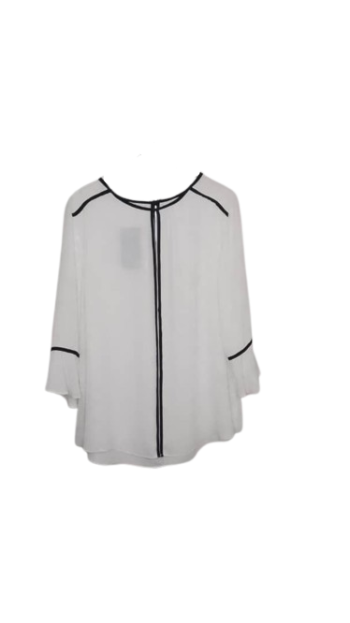 Marina Kaneva White And Black Top