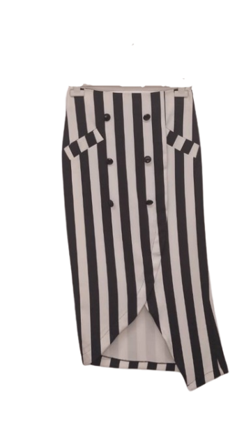 Cocoblue Black And White Skirt Size Uk 10