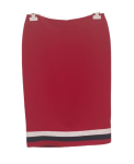 B 3 Red Skirt Suite Size Uk 18