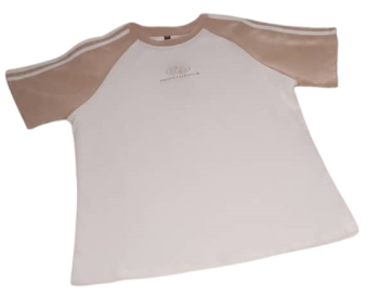 Nana Nude And White 2pcs Skirt And Polo Size 2xl