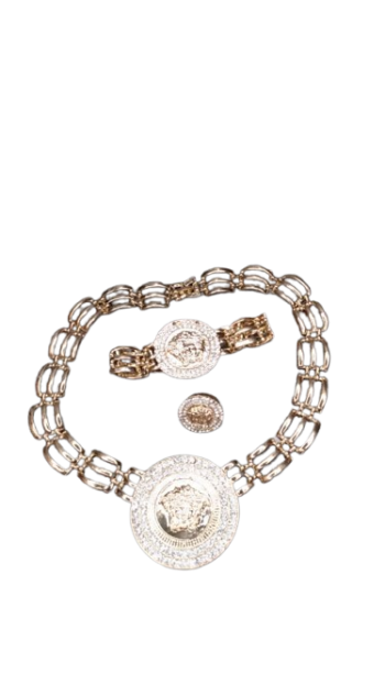 Lipsy London Gold And Silver Stone Jewery Set