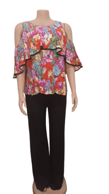 Sami Black Multicolor Jumpsuit Size 3