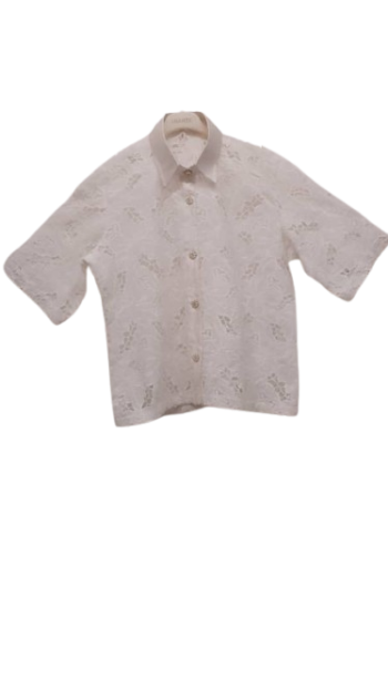 T & D Collection White Shirt Top