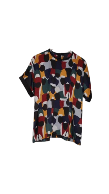 T & D Collection Yellow Multicolor Trouser 2pcs