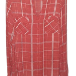 Ellen Weaver Orange And White Top Size L