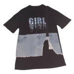 Girl Black & Jean Polo