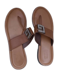 Gucci Brown Flat Slippers Size 42
