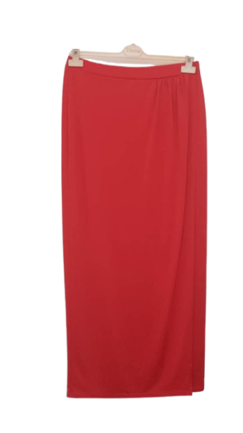 New York And Company Orange Long Skirt Size M