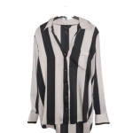 River Island London Black And Cream Top Size Uk 6