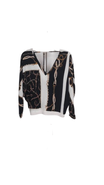 River Island Patterned Top Size Uk 8