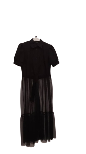 Jennyfer Garment Black Long Top Size S