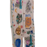 Uk Cream With Bird Design Two Pcs Size Xl