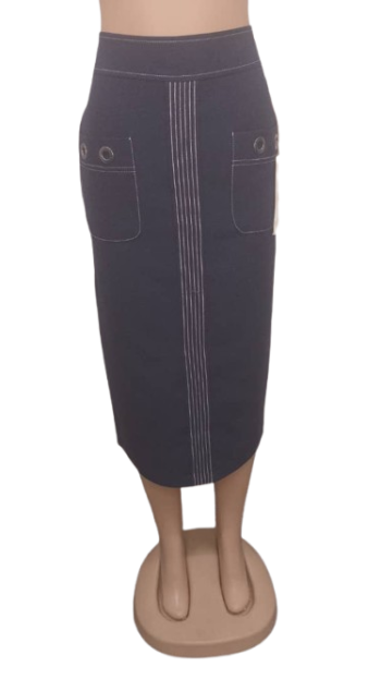 Lyon Navyblue Skirt Size Uk 16