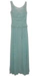 Piyamor Blue Sleeveless Long Gown Size 38