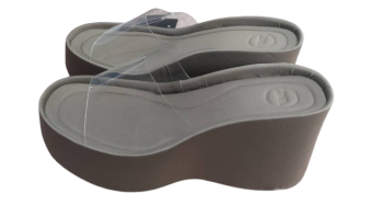 Zara Amygreen Slippers With Transparent Up Size 41