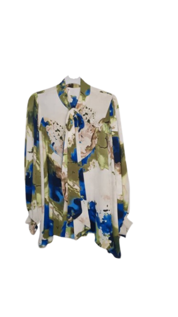 Moments Cream Multicolored Top