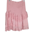 Uk Pink 2pcs Short Skirt And Off Shoulder Top