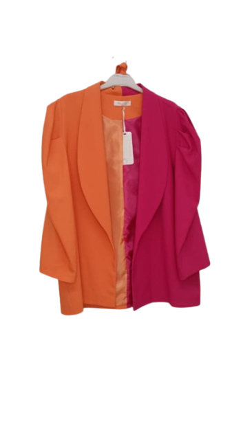 Roxelan Orange And Pink Trouser Suits Size 50