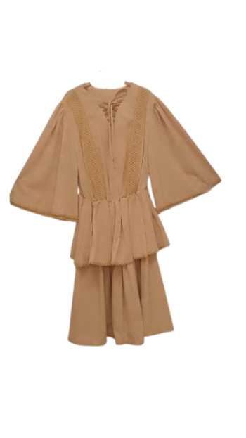 Sky Mustard Yellow Short Gown Size Xxl