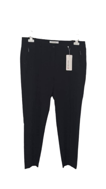 Nevra Women Wear Black Trouser Size 48
