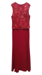 Albea Abiye Red Sleeveless Long Gown Size 48