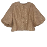 Uk Gold Blazzer Size 2xl