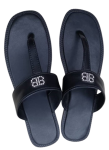 Bb Black Flat Slippers Size 38