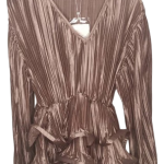 Moments Beige Plitted Top