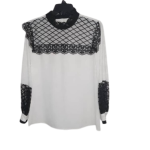 Park Macca Black And White Top Size 40