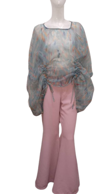 T & D Collection Peach Trouser 2pcs Size 44
