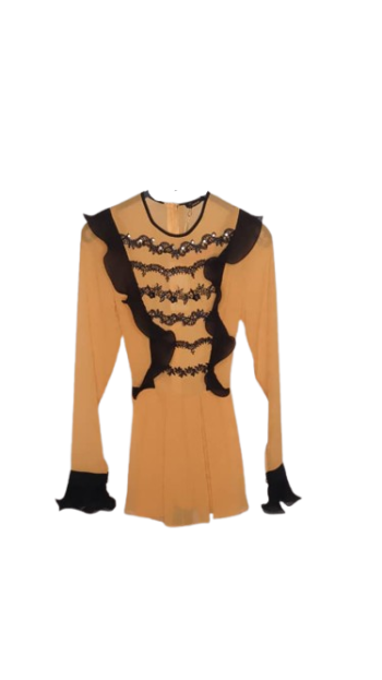 Genese Yellow And Black Top Size 2