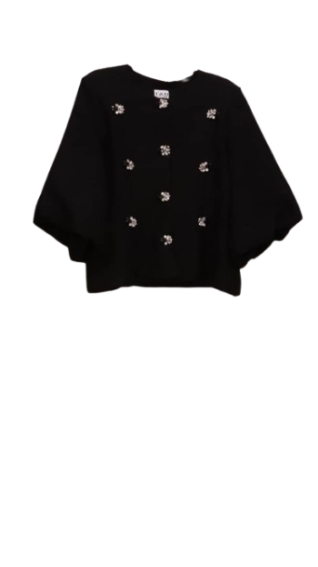 T & D Collection Black Blazzer Size 3xl