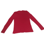 Oreya Red Turtleneck Polo