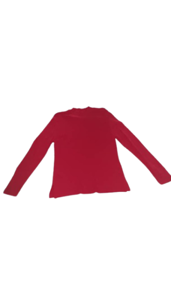 Oreya Red Turtleneck Polo