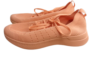Primark Memory Foam Orange Sneakers Size 39