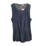 Elle Navy Blue Sleeveless Top Size 18