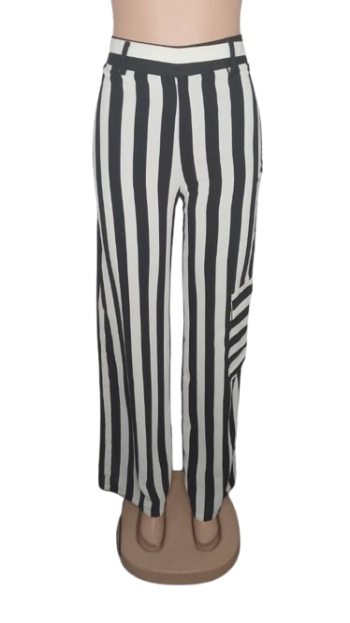 Mianotte Black And White Trouser Size 1