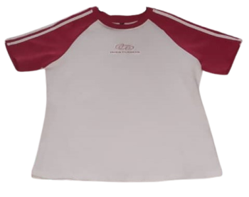 Nana Red And White 2pcs Skirt And Polo Size L