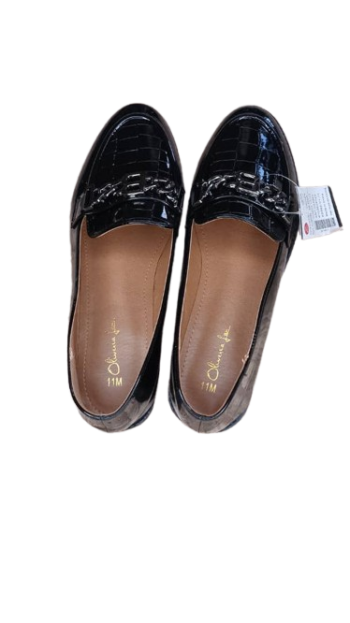 Olivia Fan Black Flat Cover Shoe Size 43