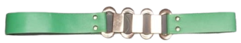 Green And Gold Leather Belt