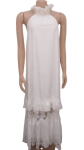 Uk White Long Gown