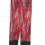 Double Click Red Multicolor Trouser Size Xl