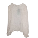 Monica's Off-white Longsleeve Top