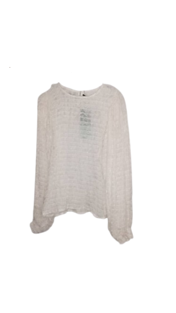 Monica's Off-white Longsleeve Top