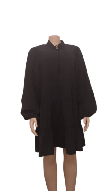 Jasminah Black Short Gown Size Xl