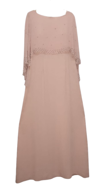 The Cut Peach Long Gown Size 44