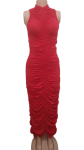 Vanessa Shan Red Long Shaping Gown Size Xxl